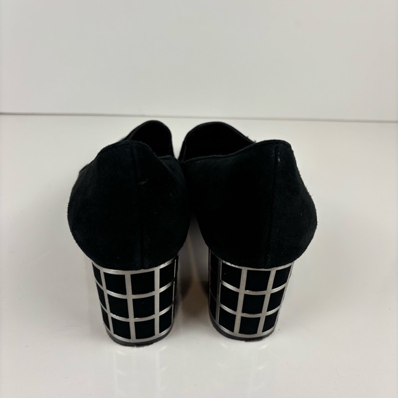 Brian Atwood Black Suede Loafers - Picture 3 of 9